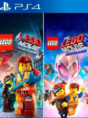 2 JUEGOS EN 1 The LEGO Movie Videogame mas The LEGO Movie 2 Videogame PS4